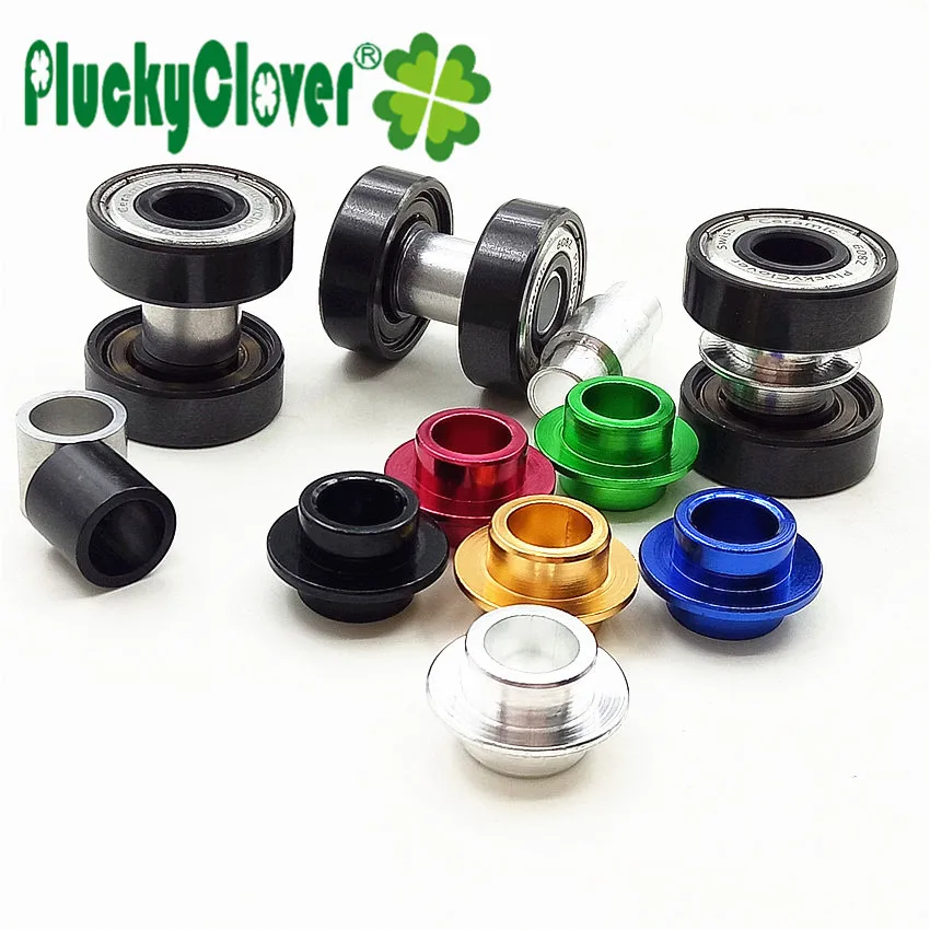 4pcs/lot Inline Roller Skates Spacer Aluminum Alloy Slalom Longboard Bearings Bushing Skate Shoes Skateboard Sleeve UFO Spacers