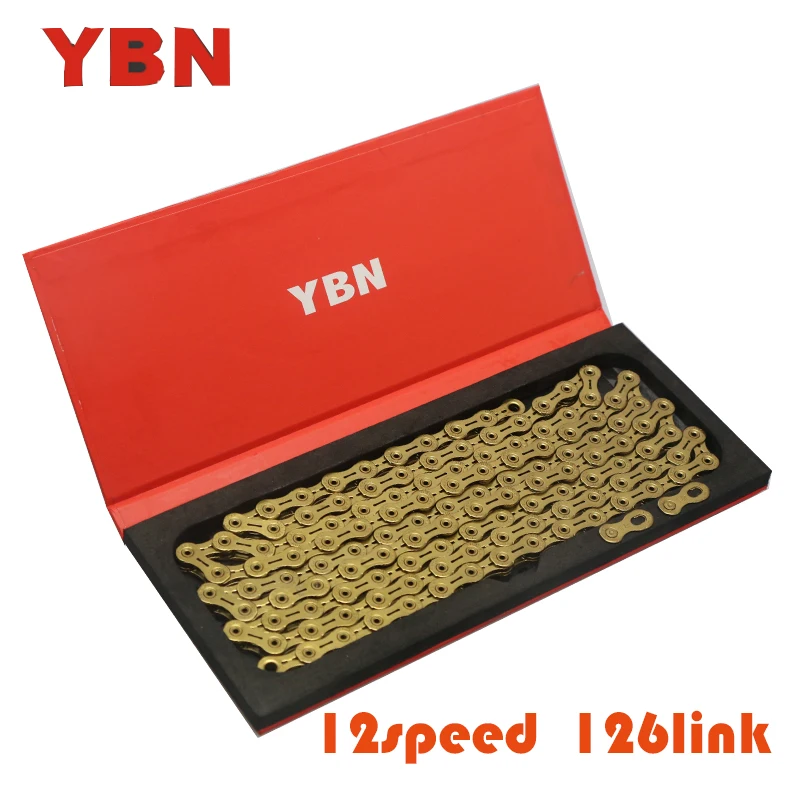 

YBN SLA120, SLA1210 MTB Bike Chain, 12 Speed, 126 Links for Shimano SRAM