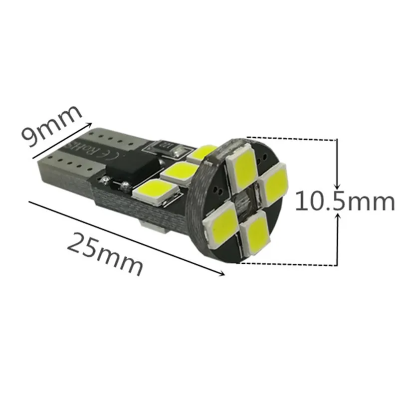 1PCS ,Suitable for Volkswagen modified LED reading light indoor light, Sagitar, Magotan, CC, Golf, Tiguan, T10 10SMD W3W W5W