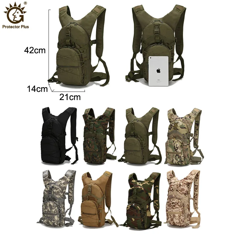 15L Tactical Backpack 800D Oxford Molle Hiking Bicycle Backpacks Outdoor Sports Cycling Climbing Camping Bag