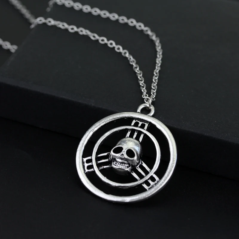 dongsheng jewelry Mad Max Fury Road War Immortan Joe Burning Skull Faction Hollow Logo Pendant Necklace Men Jewelry -30