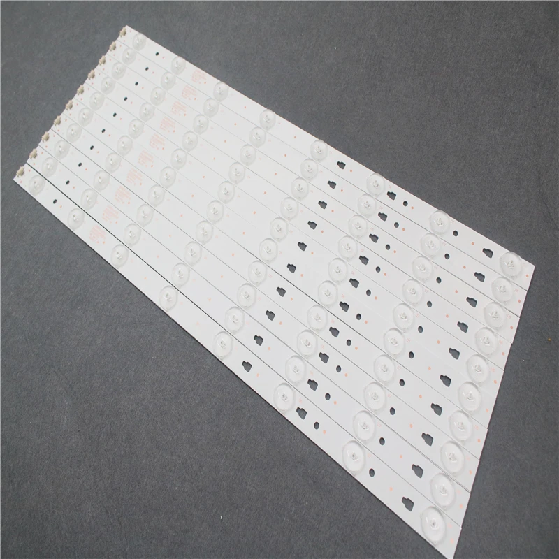 10Pieces LED Backlight Strip 8 Lamp For Hai er LE48G520N LS48H310G Light Bar LE48D8-03(D) 30348008220 Screen LSC480HN10