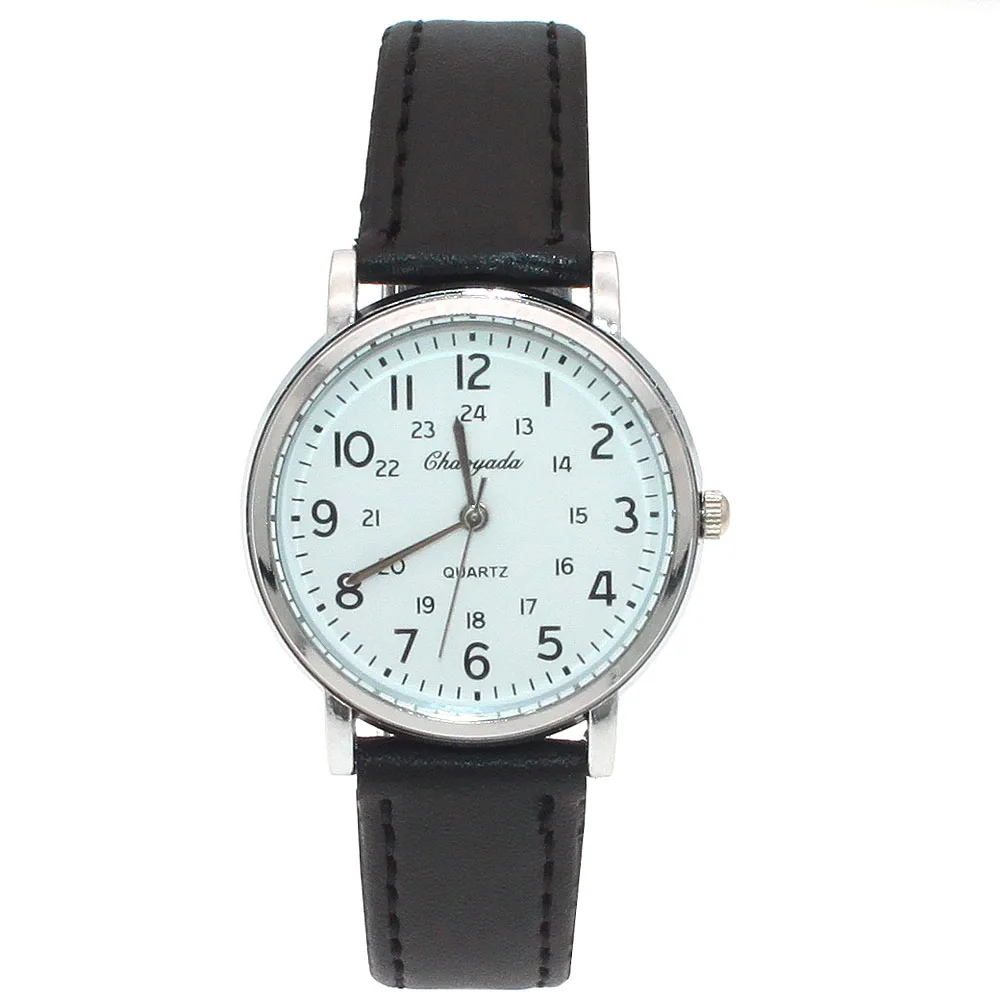Fashion Brand Lovely Ladies Girl Watches Girls\' Daily Waterproof Leather Cartoon Watch Quartz Wristwatches For Girls U63J