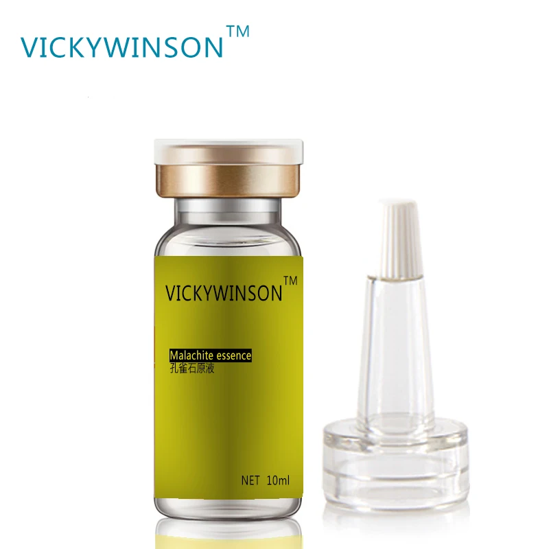 

VICKYWINSON Natural Malachite toner serum extrace essence Detox Whitening Moisturizing lead mercury face skin care 10ml