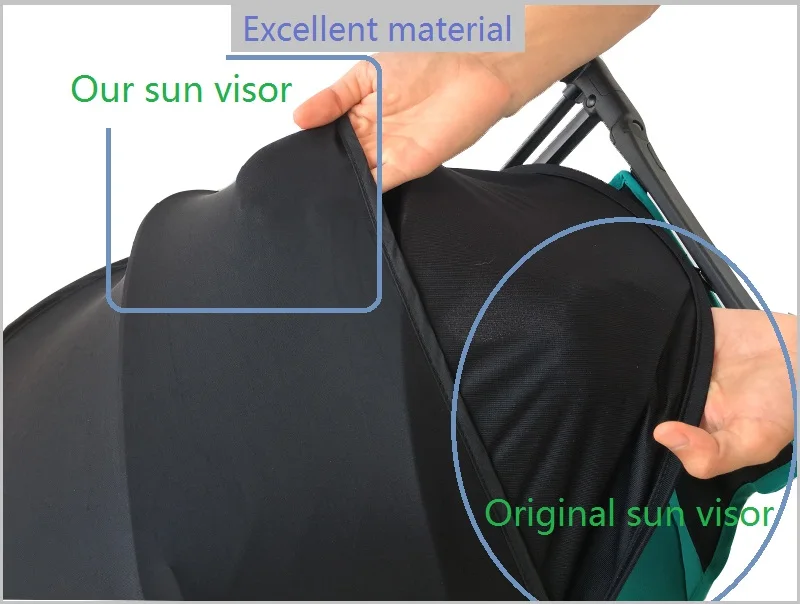 1:1 Stroller Accessories Armrest For GB Pockit plus Handrail Sun Shade Hook For Goodbaby Pockit+