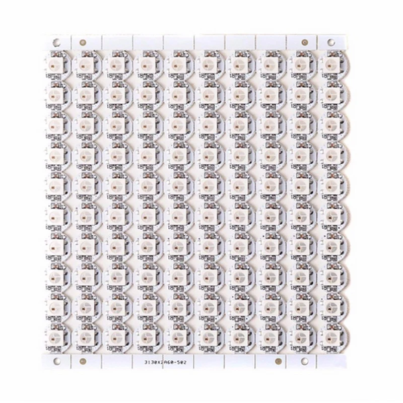 Imagem -05 - Led Individualmente Endereçável Ws2811 ic Branco Preto 2812b Led Dissipador de Calor 10 mm mm 5050 Smd Rgb Embutido Lâmpada Grânulo 10 100 Peças