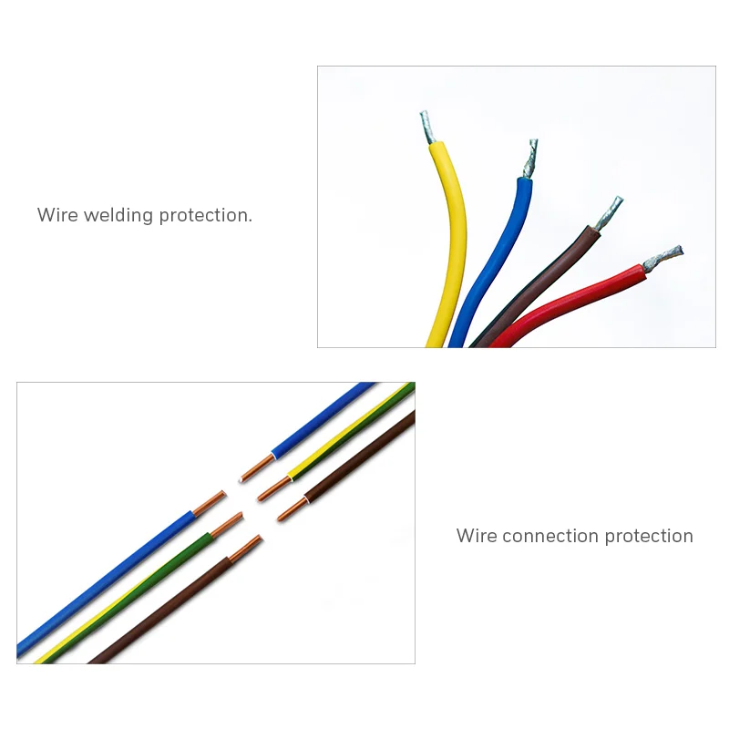 140pcs Car Electrical Cable Tube kits Heat Shrink Tube Tubing Wrap Sleeve Assorted 7color Mixed Color Tubing Sleeving Wrap Wire
