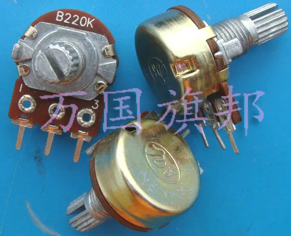 Free Delivery. WH148 potentiometer B220K single three feet short shank