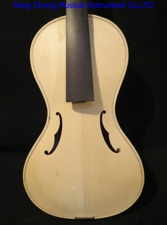 hand made Baroque style unfinished 4/4 3/4 1/2 violin,white violin #7721