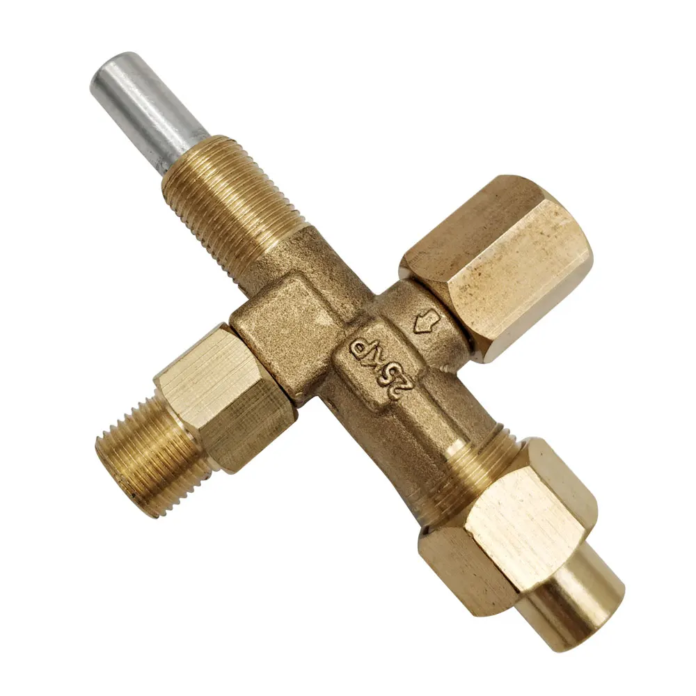 EARTH STAR Gas Heater Valve  brass safety valve With M12 Inlet and Outlet