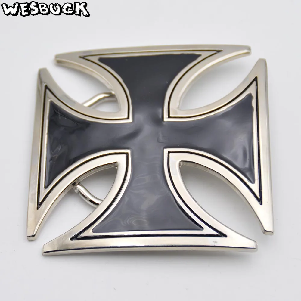 5 PCS MOQ WesBuck Brand Crossing Belt Buckles Metal for Man Women West Cost Choppers Men Women Buckle With PU Belt Holiday gifts