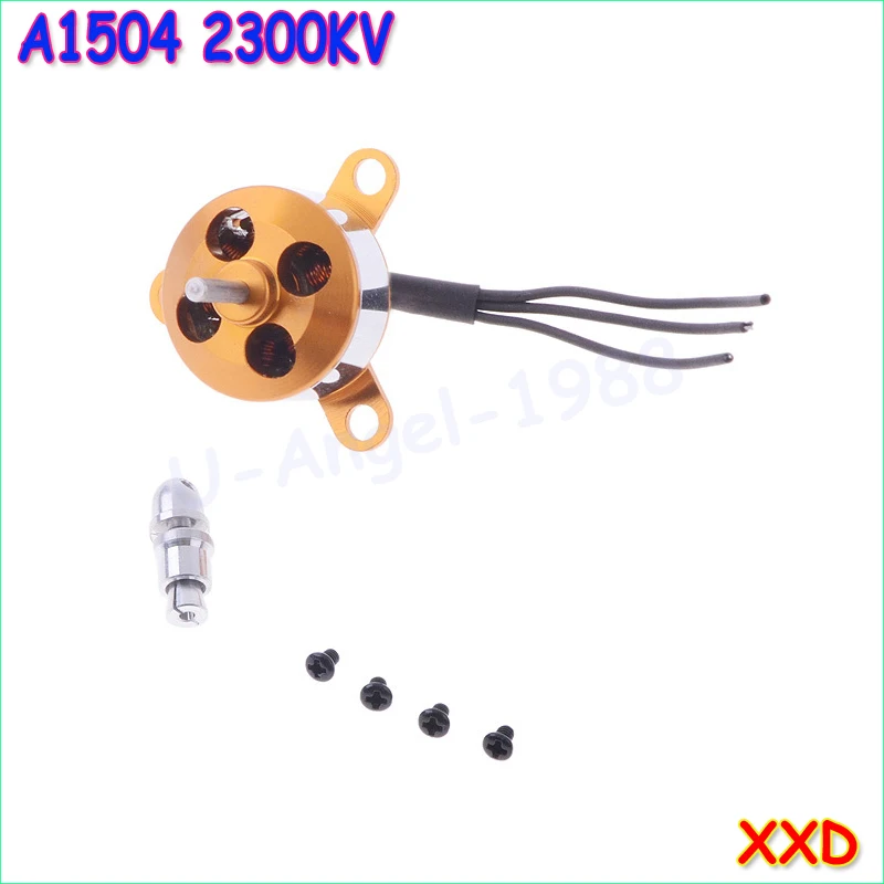 Registra la spedizione 2 pz/lotto A1504 2300kv/2700KV 9G Micro motore Brushless per Mini Multicopter a 4 assi/Mini aereo ad ala fissa
