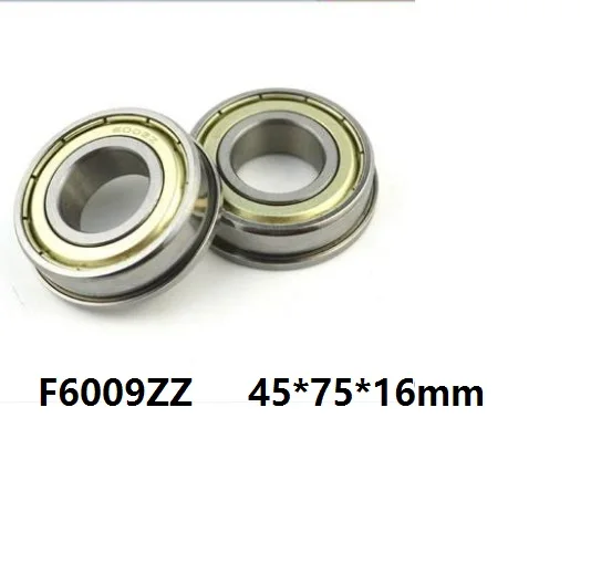 

1pcs/4pcs F6009ZZ F6009 ZZ F6009Z 45x75x16mm Flange Deep Groove Ball Bearing 45*75*16mm F6009-ZZ