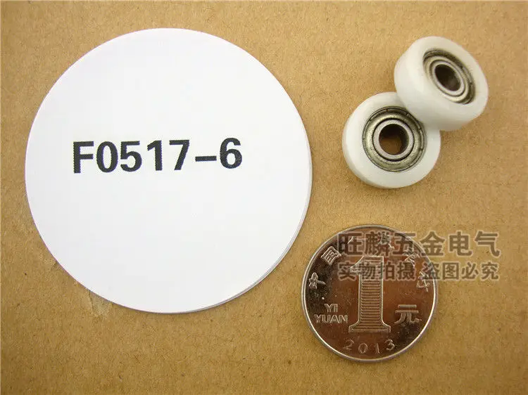 Free Shipping Doors and Windows flat wheel 5X17X6mm