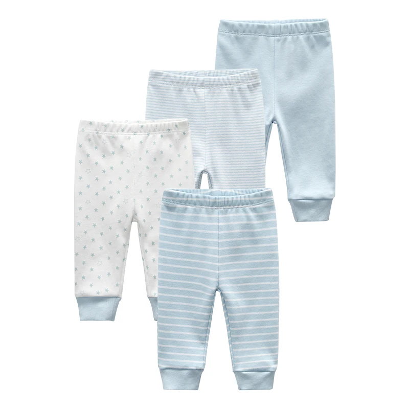 3/4Pcs/lot Baby Long Pants 2023 Newborn Boy Girl Toddler Clothing 3M 6M 9M 12M Baby Clothes roupas de bebe Trousers Accessories