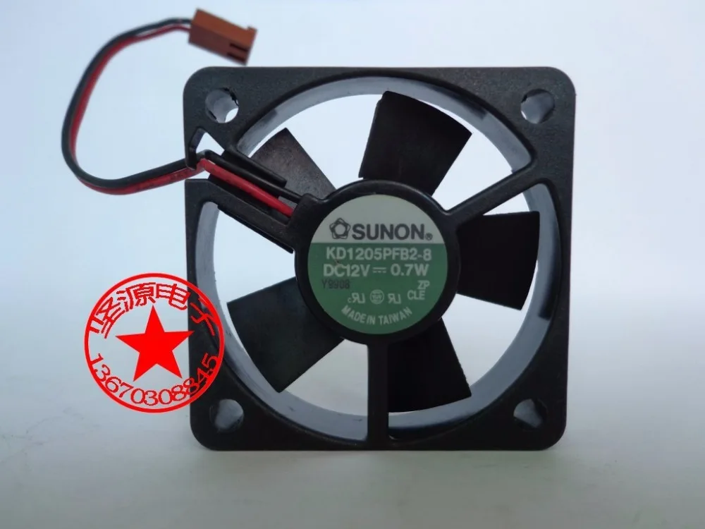 

SUNON KD1205PFB12-8 DC 12V 0.7W 50x50x10mm Server Cooling Fan