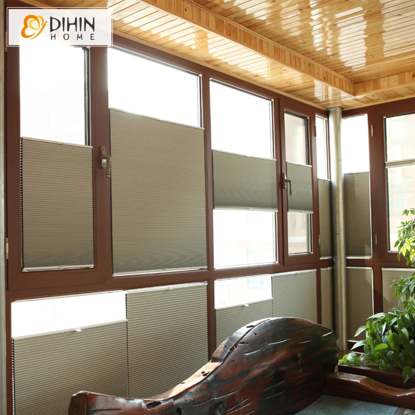 DIHIN HOME Free Shipping Russia NZ Australia Blackout Cellular Honeycomb Blinds Shades Curtain For Living Room Window Curtains