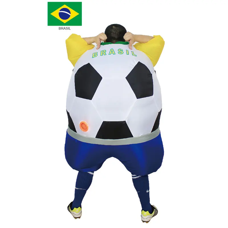 

Inflatable Football Costume Carnival Halloween Costume for Adults Soccer Player Inflatable Costume Party Costume Fancy Dress