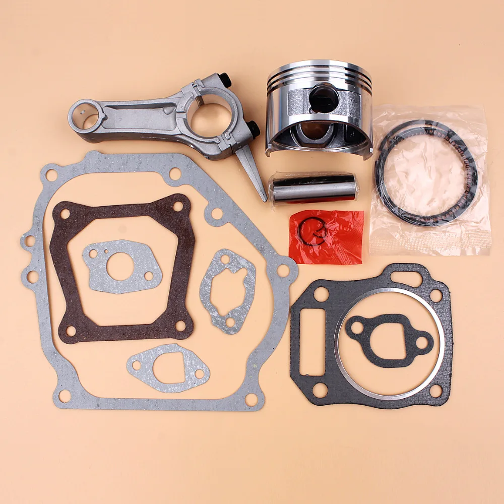 68MM Piston Ring Connecting Rod Engine Full Gasket Set For HONDA GX160 GX 160 5.5HP 4-Cycle Gas Engine Generator Water Pump