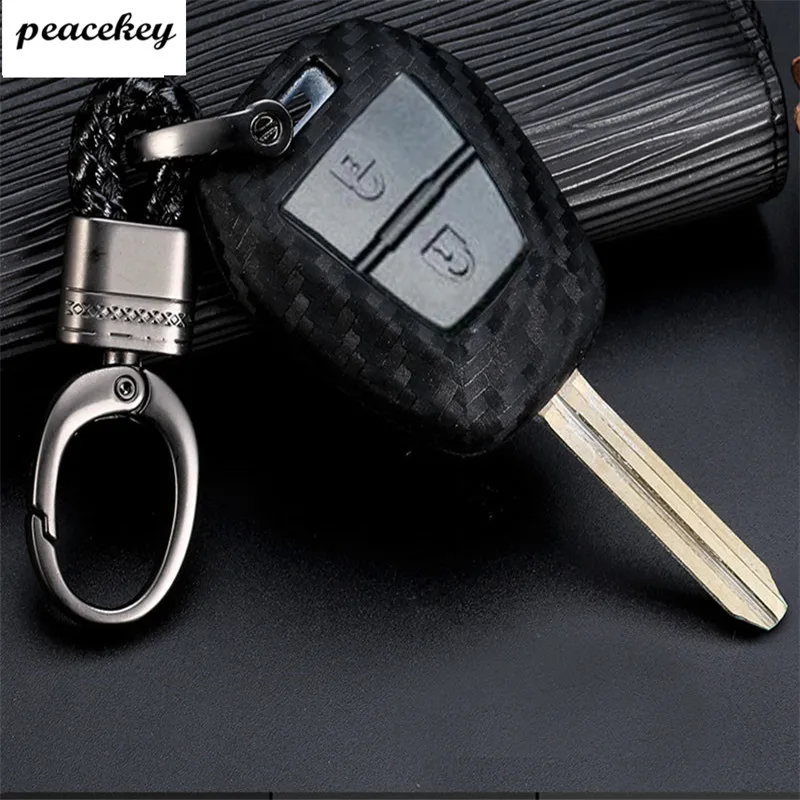 Carbon Fiber Silicone Key Case holder For Suzuki swift GSXR600 GSXR750 GSXR1000 GSX600F GSX700F TL1000 Hayabusa