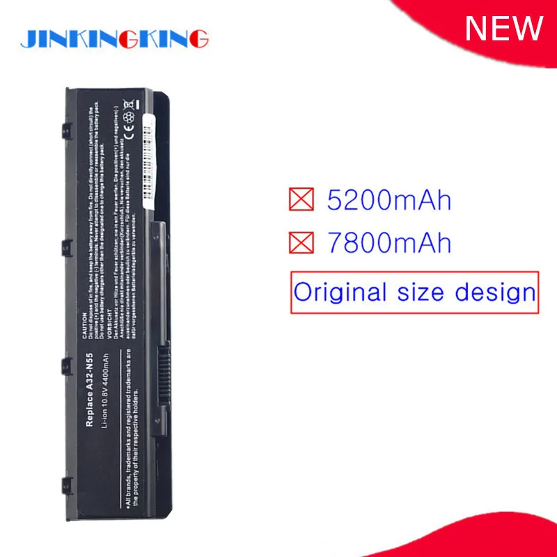 Laptop Battery A32-N55 For ASUS N45 N45E N45S N45F N45J N45JC N45SJ N45SN N45SF N45SL N45SV N55 N55E N55S N55SF N55SL