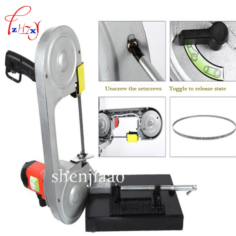 100v 220v 680 W metal band saw woodworking tape saw / mini-saw saw saw / DLY-100  power tools cutting machine