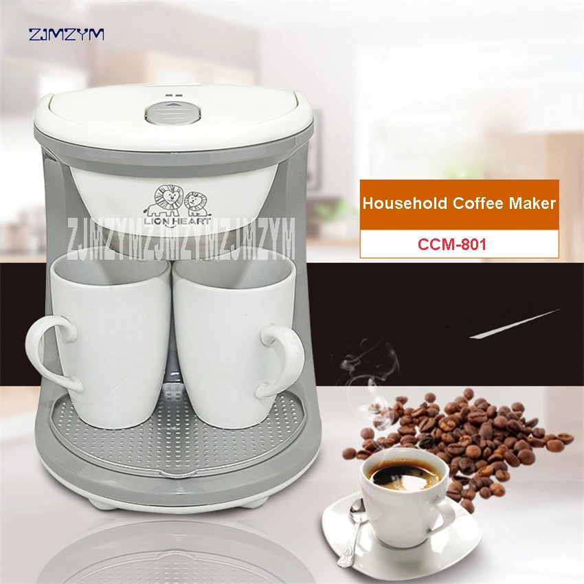 2 Cups CCM-801 High Quality Machine Coffee (Ceramic Mug), American or Nescafe capsules machine 0.25L Coffee Machine 220V/50 Hz