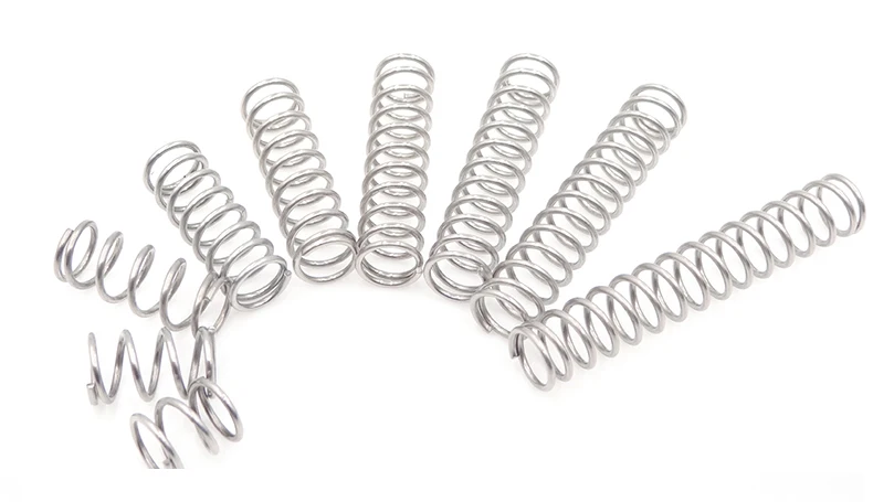 304 stainless steel spring small spring compression spring wire diameter 0.3 * 3* 5/10/15/20/25/30/35/40/45/50mm