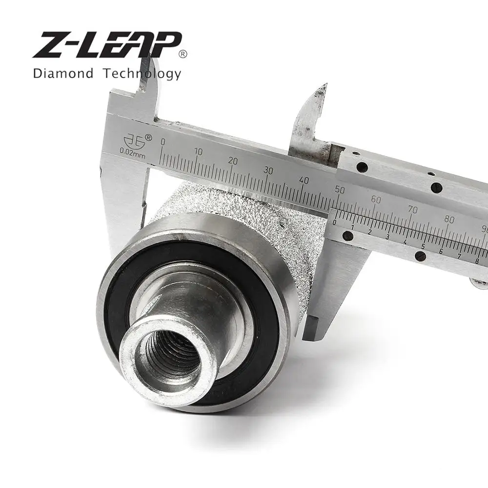 Z-LEAP 2 "Diamond กลองล้อสูญญากาศขัดหินอ่อนหินแกรนิตอ่างล้างจาน Edge เครื่องมือขัด 5/8-11 หรือ M14 ด้าย
