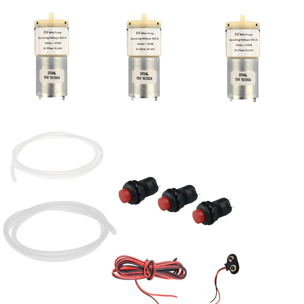 

DC 6-9V Mini Air Pump Low Noise Air Pump Motor Set for DIY free shipping