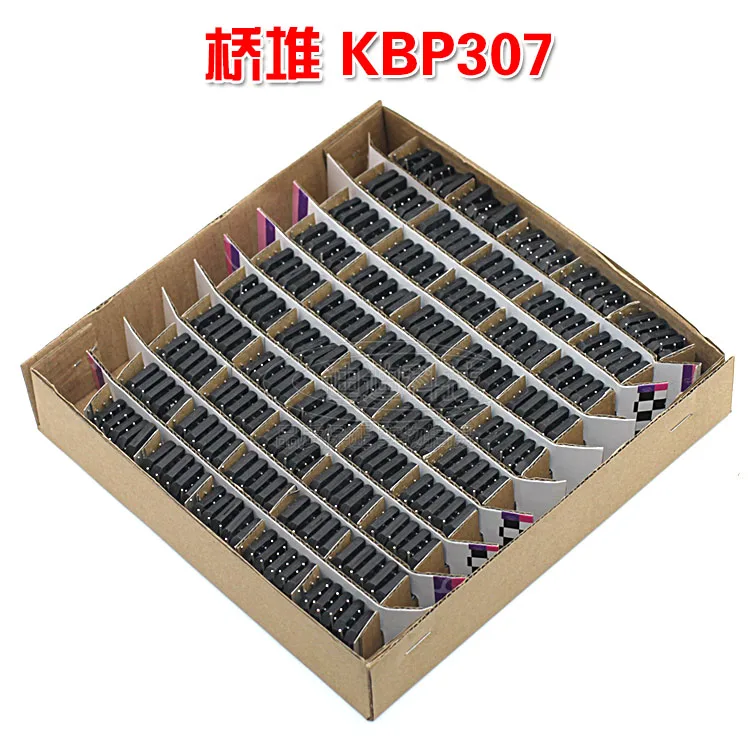 جديد KBP307 جسر مقوم الجهد 700 فولت الحالي 3A مضمنة أربعة أقدام