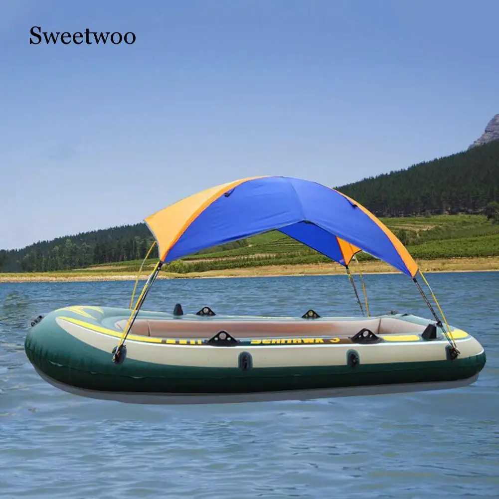 

Fishing Awning Two-Person Portable Waterproof Sun Shade Shelter Canopy Boat Tent Folding Dinghy Cover Inflatable Kayak Beach