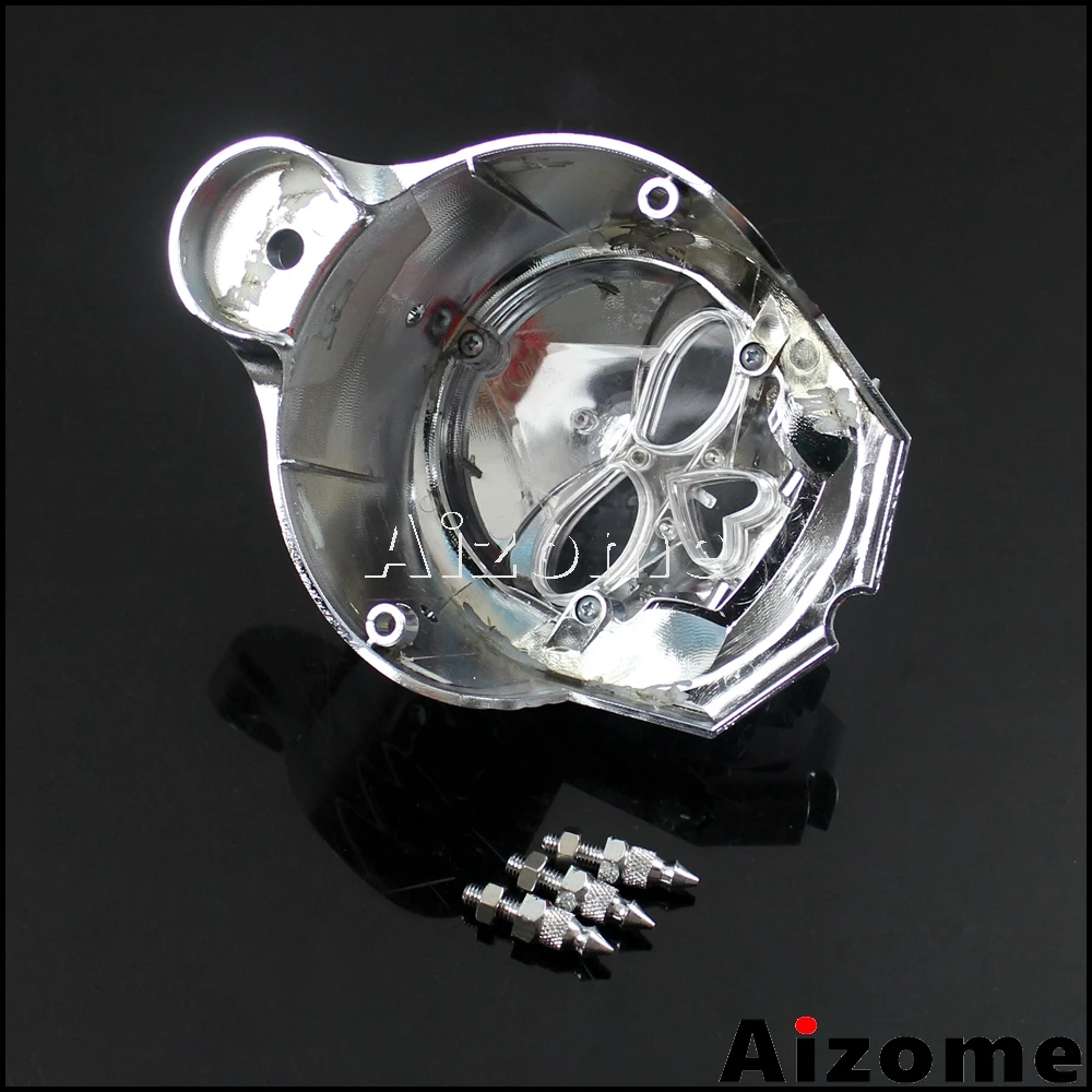 1x Chrome Horn Cover For Harley Motorcycle Cowbell Horn Cover 1995-2016