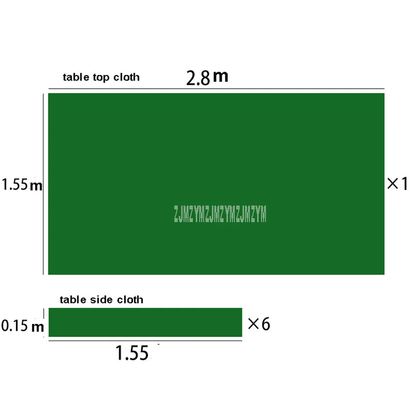 2.4m/2.6m/2.8m/3m/3.2m/3.8m Pool Snooker Billiard Table Tablecloth Imported Chemical Fiber Wool Cloth Billiard Table Accessories