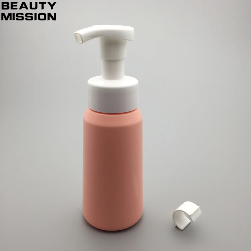 250ml High-grade Pink Foaming Bottle Froth Pump Soap Liquid Dispenser Foam Bottles Plastic Shampoo Lotion Bottling