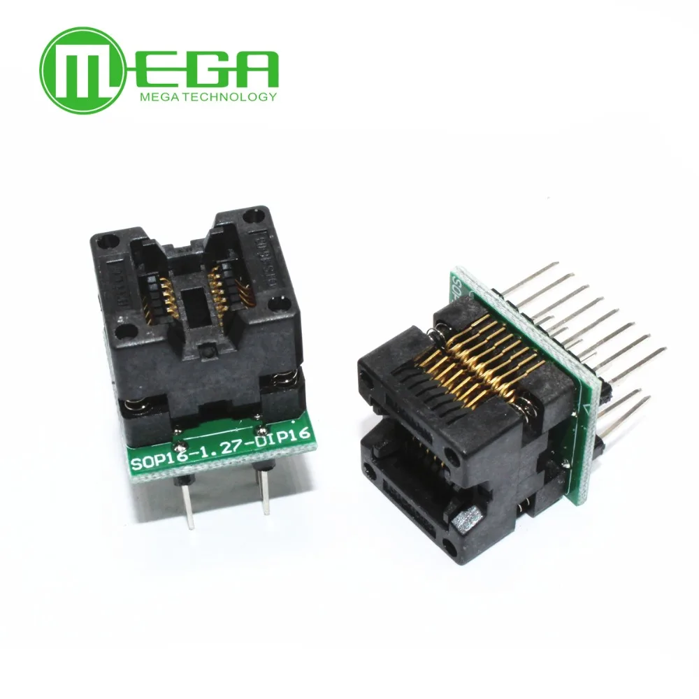 SOP16 do DIP16 SOP16 się DIP16 SOIC16 do DIP16 gniazdo IC gniazdo adaptera programatora 150mil