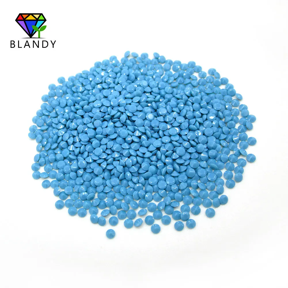 Wax Casting Nano Stone 1000pcs/lot 1.0-3.0mm Round Cut Turquoises Nano Stone Synthetic Gems For Jewelry Free Shipping