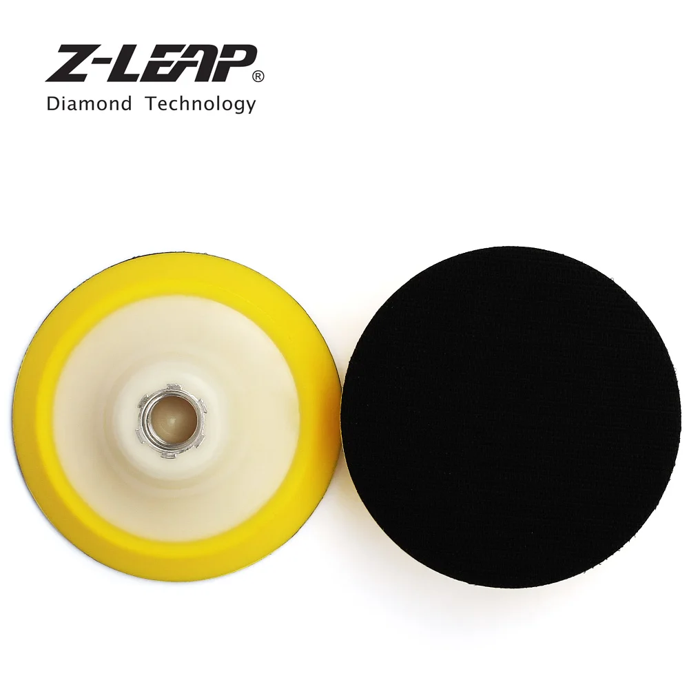 Z-LEAP 4 Inch 1 Piece Backing Plate Car Polishing Backer Pad Professional Polishing Abrasive Power Tool For Buffing Polisher M14