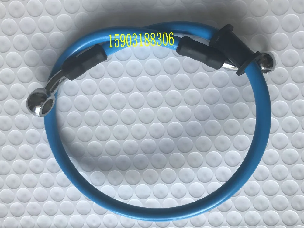 AN3 Brake Clutch Oil Hose Motorcycle Brake Lines Pipes 70cm Length Stainless Steel Braided Brake Hose