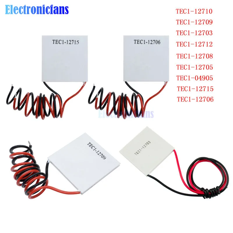 TEC1 12705 12706 12715 04905 12710 12709 12703 12712 12708 Thermoelectric Cooler Peltier TEC1-12706 12V Peltier Elemente Module