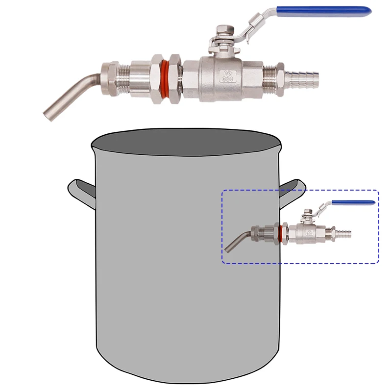 Homebrew Weldless Kettle Convert Kit w/ 3/8\