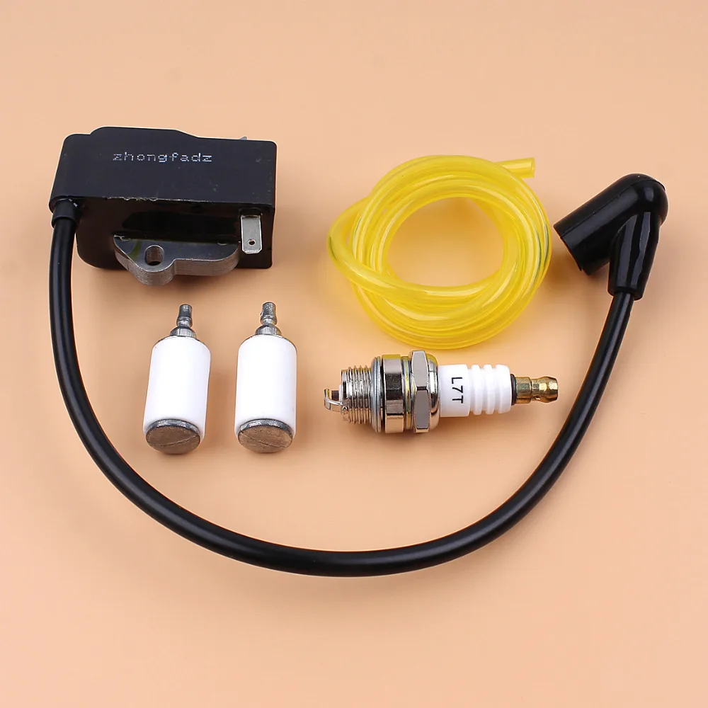 点火コイルスパークプラグ燃料フィルターラインキットハスクバーナ125e 125c 125l 125r 125RJ 128R 128LD 128C 128CDトリマー刈払機