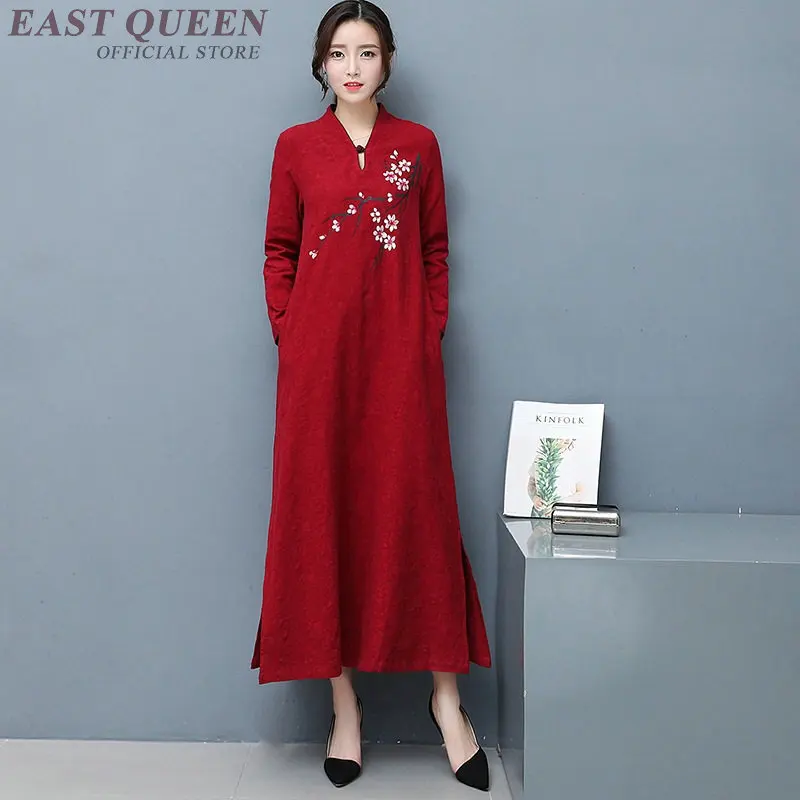 Cheongsam qipao 중국 동양 드레스 여성을 위한 중국 전통 의상, 여성 qi pao 섹시한 중국 드레스 DD1242