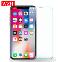 Glass For iPhone XS XR XS Max 6.1 6.5 5.8 inch 2018 Screen Protector Tempered 9H Cover For iPhone 8 X 7 6 6S Plus 5 5S SE Film