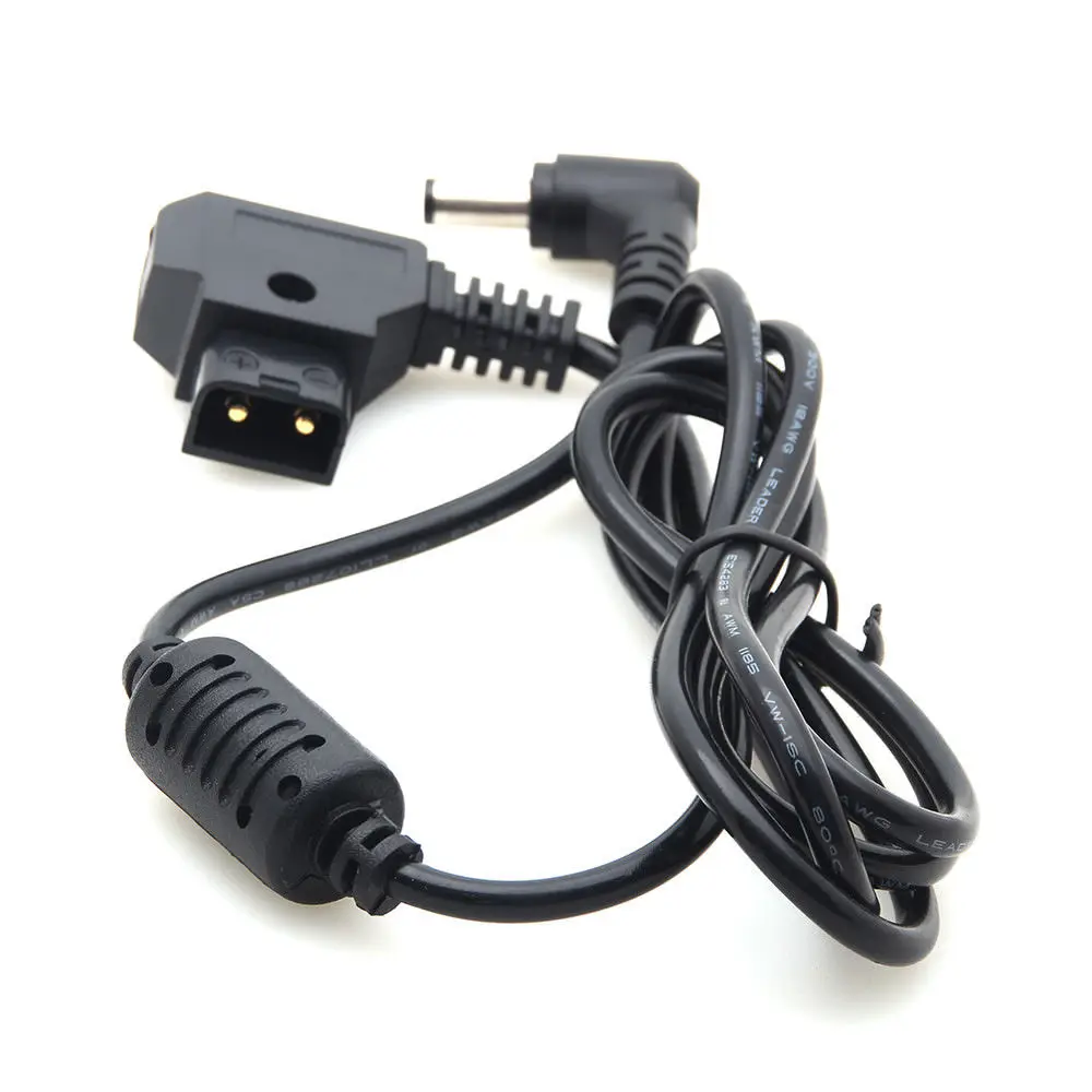 D-Tap DC Power Cable 5.5mm/2.1mm Jack 12V for V Mount Gold Li-ion Battery DSLR Camera LCD Monitor