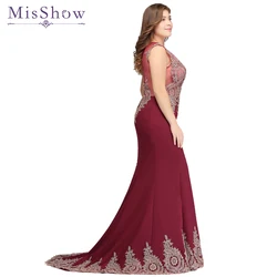 vestidos de festa Long Mother of the Bride Dresses Plus size Evening Dress Burgundy Party Formal Gown Dresses mermaid dress