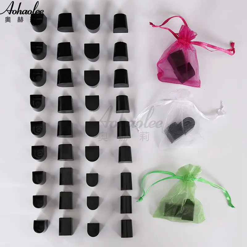 Aohaolee 60 PVC Pairs/Lot Latin Stiletto High Heel Covers Heel Stoppers Antislip Silicone High Heel Protectors for Wedding Party