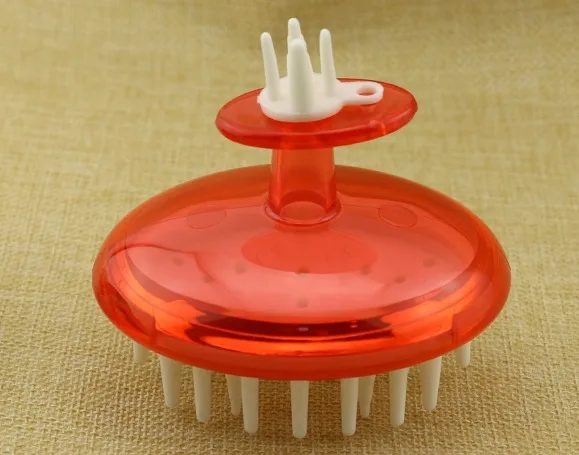 1pc Silicone Head Massage Scalp Brush Hair Shower Bath Spa Slimming Comb Scalp And Relax The Pressure Sale