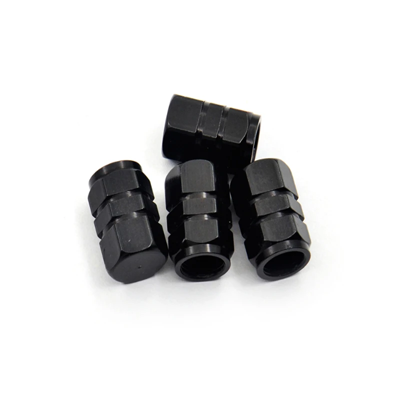 4pcs/Pack Car Wheel Tires Valves Tyre Stem Theftproof Aluminum  Air Caps Airtight Cover Free Ship