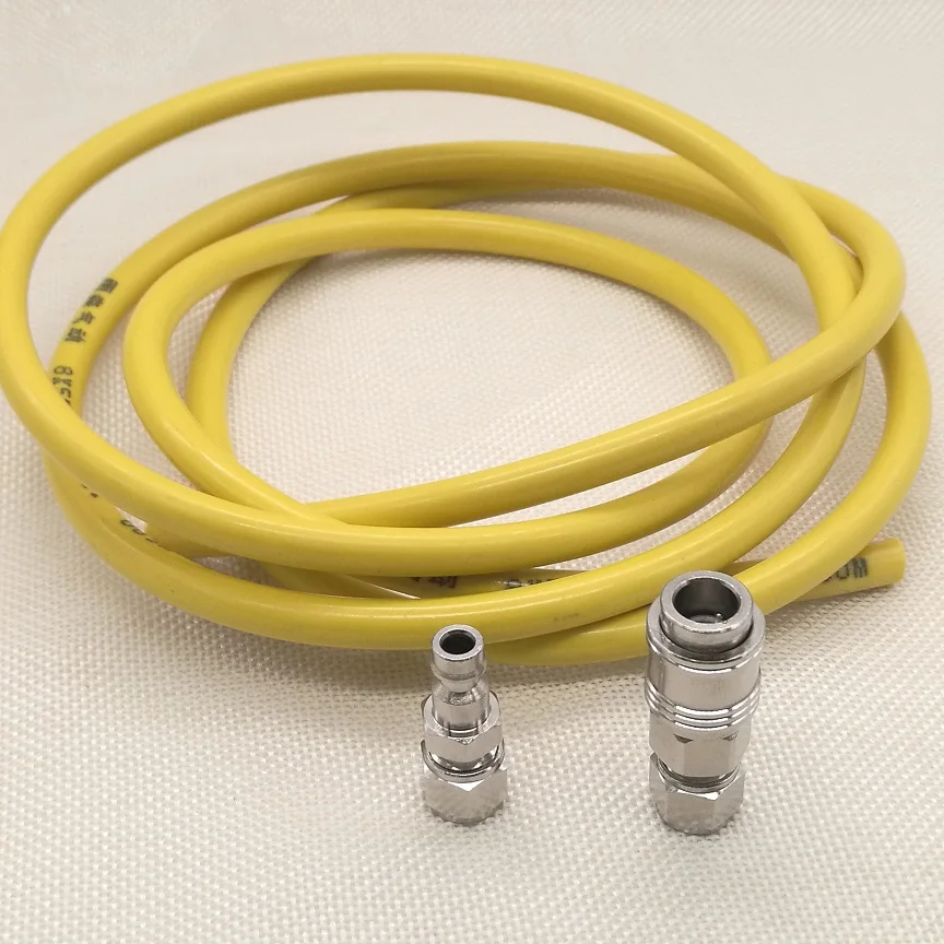 5 10 15 20Meters PU 8x5 MM Polyurethane Air Compressor Hose Tube Pneumatic Tool Trachea 8*5MM with MINI European Style Connector